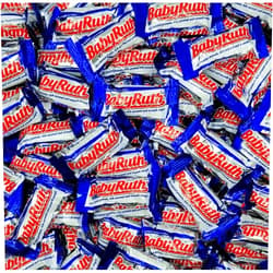 Sweetsome Baby Ruth Milk Chocolate Bars – Baby Ruth Fun Size Rich Caramel and Smooth Nougat Dry Roasted Peanuts – Snack Size Bulk Candy - Individually Wrapped (1 Pound)