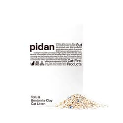 pidan Mix Cat Litter,Tofu Cat Litter with Bentonite,Absorbent and Fast Drying,Flushable Tofu Litter,Selected Quality Pea Dregs,5-Fold Water Absorption,Strong Clumping (5.3lb×1bag)