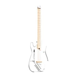 Donner Acoustic Electric Guitar HUSH I PRO Travel Guitar with Multiple Effect Modes Smart Guitarra Kit of Earphone, Gig Bag, Strap, Charging Cable