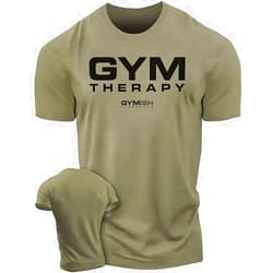 Gymish Lifestyle Gym Therapy Workout Shirts for Men, Lifting T-Shirt for Gym Workout