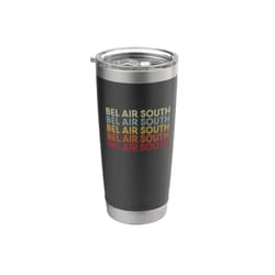 Bel Air South Maryland Bel Air South MD Retro Vintage Text Stainless Steel Insulated Tumbler
