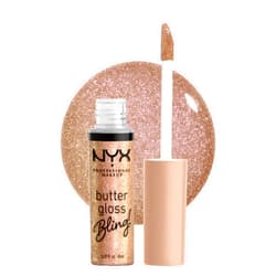 NYX PROFESSIONAL MAKEUP Butter Gloss Bling Lip Gloss, Non Sticky and Shiny Vegan Lip Makeup - Bring The Bling