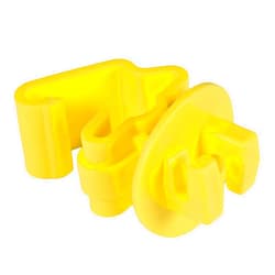 Zareba Standard Snug-fitting T-Post Insulator - ITY-Z - 25 Pack - Use with Electric Fences - No Hardware Needed - Includes 25 Insulators
