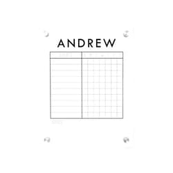 Circle and Square Decor Personalized Chore Chart | 11