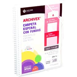 CARCHIVO IDEAS PRACTICAS carchivo 53033002 – Folder with 30 Sleeves, Spiral, Kangaroo and on, A4