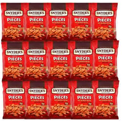 NIAMARA Snyder's Pretzel Pieces, Hot Buffalo Wings Flavor, 2.25 Ounce Packs, 15 Count