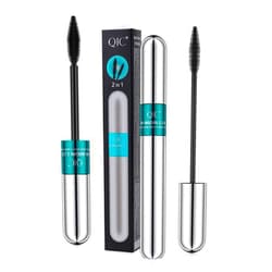 QIC 4D Silk Fiber Volume and Length Mascara,2 in 1 Mascara