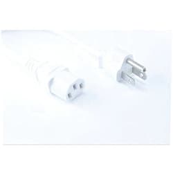 OMNIHIL [UL Listed] OMNIHIL White 8 Feet Long AC Power Cord Compatible with Focusrite Red 8Pre
