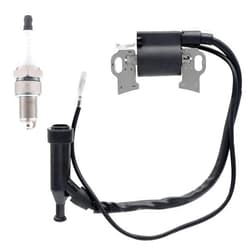 FitBest GX270 GX390 Ignition Coil with Spark Plug for Honda GX240 GX340 8HP 9HP 11HP 13HP Lawnmower Tractor Generator Engines Predator 212 Ignition Coil