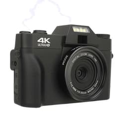 Sanpyl 4K Digital Camera, 48MP Vlogging Camera with 3 inch 180° HD Flippable Screen, 16X Digital Zoom, Anti Shock Autofocus Travel Video Camera for Beginners