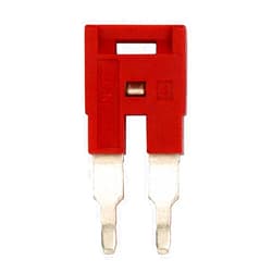 International Connector Dinkle DSS2.5N-02P DIN Rail Terminal Block Press-Fit Jumper DK2.5N Two Pole, Pack of 50