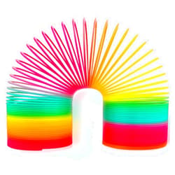S SMAZINSTAR Original Slinky Toy, Giant Magic Rainbow Springs Toy Long Plastic Magic Spring a Classic Novelty Toy for Boys and Girls,Gifts, Birthdays Party, Favors (Rainbow)