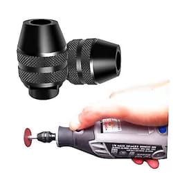 YAFIYGI 2 Pack YAFIYA Compatible Dremel Chuck Adapter Quick Change Keyless Drill Chuck Replacement Compatible with Dremel 4486 Rotary Tool 3000 4000 7700 8200 Driver Conversion Tool