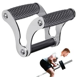 Kipika Landmine Attachment for Olympic Barbell Bars, Wall Mount Landmine Attachment, V Bar Row Landmine Handle and Viking Press Landmine Handle, Versatile Strength Training Equipment for Home Gym