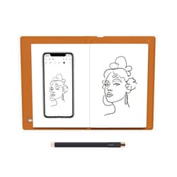 HUION Note 2-in-1 Digital Notebook Drawing Tablet With Battery-free Pen, Bluetooth Wireless Paper Tablet Electronic Writing Pad for Note-taking, Digital Art & Meeting, Refillable A5 Notepad, 9.5x7inch
