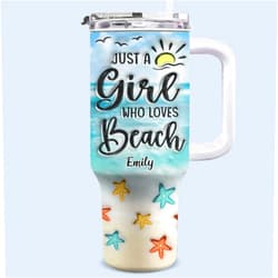 Pawfect House Smell The Sea And Feel The Sky, Let Your Soul And Spirit Fly, Personalized 40 Oz Tumbler With Handle, Summmer Gifts For Women, Best Friend, Sister Birthday Gifts, Bff Gifts