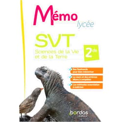 Adeline André,Virginie Gallet Mémo Lycée - SVT 2de - 2022 - Livret - élève