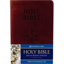 (D-R) Douay-Rheims Bible (Burgundy Premium UltraSoft): Standard Print Size