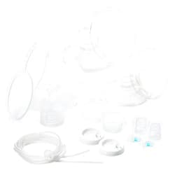 Evenflo Feeding Replacement Parts Breastfeeding Kit for Hospital Strength Advanced Double Electric Breast Pump Clear