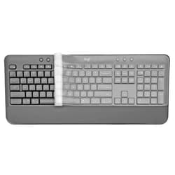 Digi-Tatoo Keyboard Cover for Logitech Signature K650 Bluetooth Wireless Keyboard - Transparent Silicone Keyboard Protector Skin