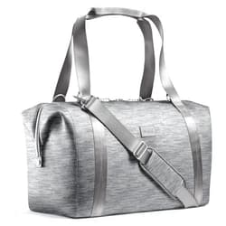 Fit & Fresh Premium Neoprene Weekender Bag With Trolley Sleeve - Large Overnight, Carry-on, Duffel, Gym, and Hospital Bag for Labor & Delivery