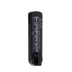 MicroIQ Core Replacement Lock Compatible with Herman Miller Furniture, Vertical (Black)