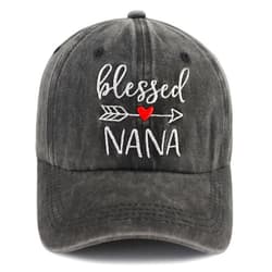 Gomcdlwn Blessed Grandma Hat for Women, Funny Adjustable Cotton Embroidered Best Ever Nana Gigi Baseball Cap