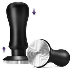 KYONANO 58.5mm Espresso Coffee Tamper, 30lb Spring-Loaded Calibrated Tamper with 304 Stainless Steel, Anodized Aluminum Handle Barista Tamper Compatible with Over 58mm Rancilio, Gaggia Portafilter