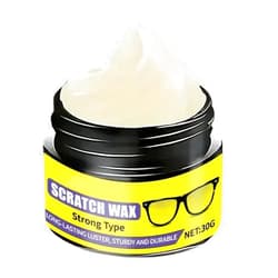 Generic Eyeglass Scratch Remover & Lens Polish Wax, 30g Lens Repair Kit, Fine Scratch Corrector, Easy Application For Clear Vision & Dust Resistance For Glasses, Sunglasses & Eyewear