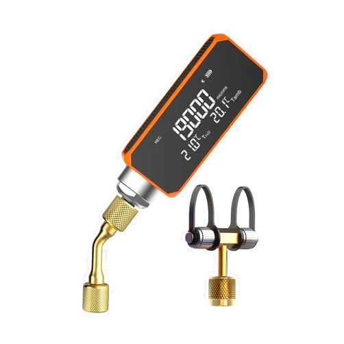Elitech VGW-Mini Wireless Digital Vacuum Gauge with Adaptor Rechargeable Pressure Tester Meter HVAC 0-19000 Micron, Alarms via APP, Offline Recording, Temp Compensation, 1/4