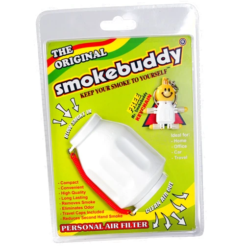 Smokebuddy Smoke Buddy 0159-WHT Personal Air Filter, White