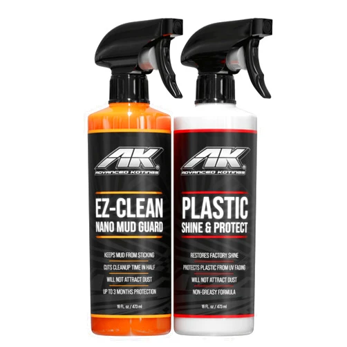 AK ADVANCED KOTINGS EZ-Clean Mud Guard + Plastic Shine & Protect
