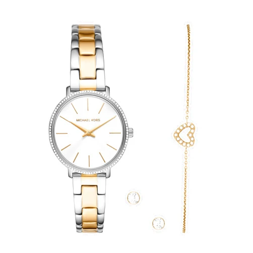 Michael Kors Pyper Women's Watch, Stainless Steel Watch for Women with Steel, Leather, or Silicone Band