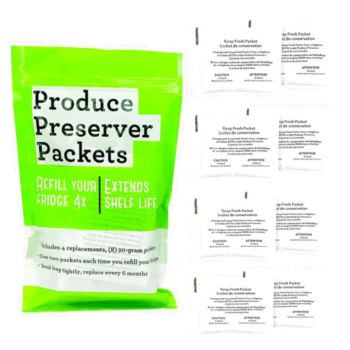 AMI PARTS W10346771A Produce Preserver Replacement Part Compatible with Refrigerators(4 replacements-8packs)