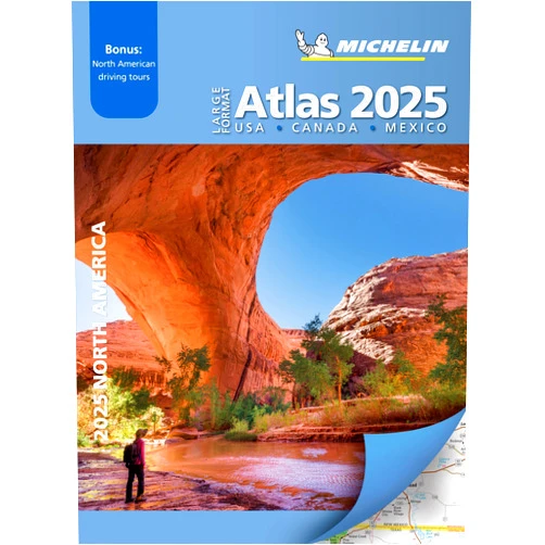 By Michelin (Author) Michelin North America Large Format Road Atlas 2025: USA - Canada - Mexico (Atlas (Michelin))