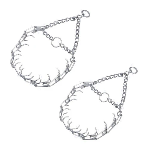 Herm Sprenger Chrome Plated Ultra-Plus Prong Training Collar, 3.0 mm x 16