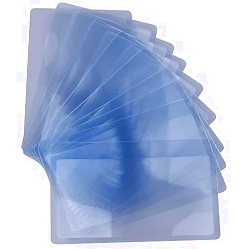 OpticLens Lot of 12 OpticLens Brand Credit Card Sized Magnifying Lenses. Wholesale Lot - 300% Fresnel Magnifier