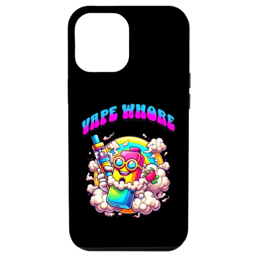 Vape Whore - E Cig Vaping - Vapist Funny Vapers iPhone 12 Pro Max Vape Whore - Funny Joke Vaping Present - Offensive ECig Meme Case