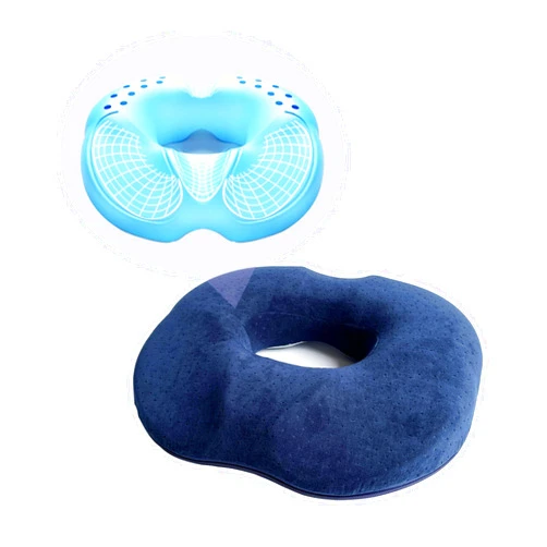 LittleJimmy Donut Pillow, Donut Seat Cushion for Tailbone Pain Relief and Hemorrhoids, Postpartum Pregnancy and After Surgery Sitting Relief, Suitable for Home & Office Chairs (Velour Cover for Male)