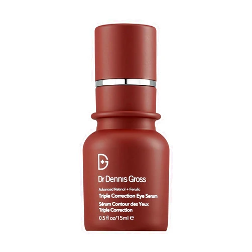 Dr Dennis Gross Dr. Dennis Gross Advanced Retinol + Ferulic Triple Correction Eye Serum | Firm Skin, Boost Hydration, and Reduce the Look of Wrinkles & Crepiness | 0.5 oz