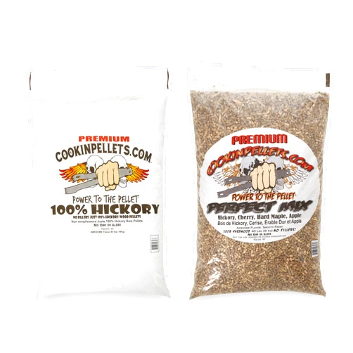 CookinPellets Premium Hickory Grill Smoker Smoking Wood Pellets and Perfect Mix Hickory Cherry, Hard Maple, Apple Wood Pellets, 40 Pound