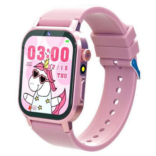 Phyulls Kids Smart Watch Gifts for Girls Age 4-12, 32 Games HD Touch Screen Kids Watch with Camera Video Music Player Pedometer Flashlight 12/24 hr Educational Toys Birthday Gift for Girls Ages 6 7 8 9 10