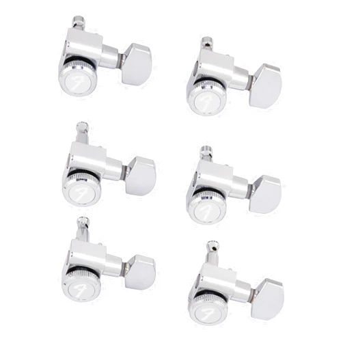 Fender Standard Locking Tuners-Chrome Acoustic Guitar Tuning Key (990818100)