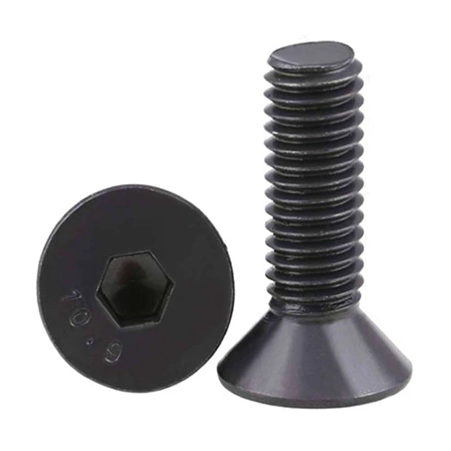 MewuDecor M8-1.25 x 16mm Flat Head Socket Cap Screws Countersunk Bolts, Alloy Steel Grade 10.9, Fully Threaded, Allen Socket Drive, 25 PCS