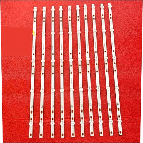 BrewJa 10pcs/lot LED Backlight Compatible with BBK 55LEX-6039 55LEX-6027/UTS2C 55BAIRD TI5510DLEDDS 2W2006-DS55M7800-01 DS55M78-DS02-V01 DSBJ-WG (Color : 10pcs Set 1 TV)