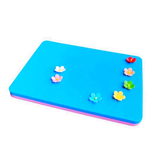 HYMAOME Fondant Flowers Foam Pad Sugarcraft Sponge Mat to Roll/Shape Clay Floral Petals 5 Holes Drying Mat, Fondant Cake Creating/Modeling Tool