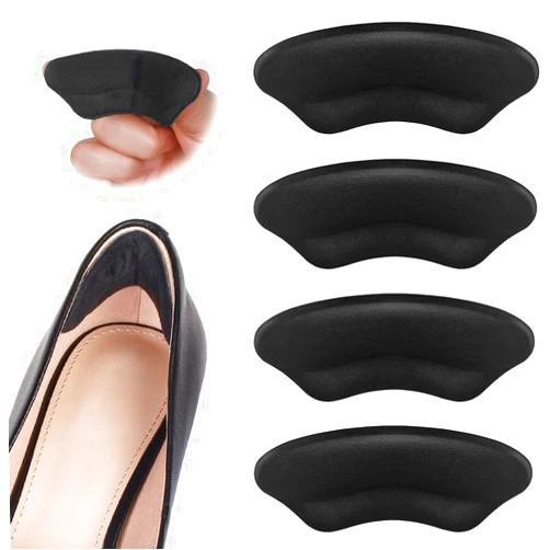Sosede 4 Pairs Heel Pads for Shoes Too Big,Heel Grips for Women,Shoe Insert to Make Shoes Smaller,High Heel Comfort Pads for Loose Shoes,Heel Inserts,Blister Pads,Heel Protectors,Heel Cushion,Shoe Filler
