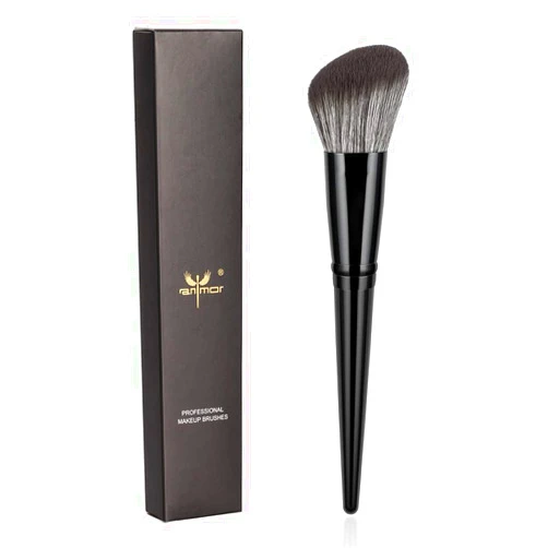 Anmor Contour Brush, Professional Detailed Angled Blush Bronzer Nose Contour Makeup Brush, Perfect for Sharp Lines Contouring Liquid Cream Blender Even Application, Luxurious Cruelty Free Nano-fiber