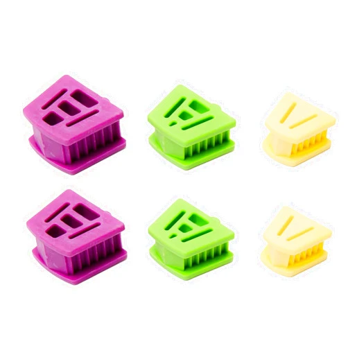 LA MIERE 6P Dental Silicone Mouth Props for Adults and Kids, 2 of Each Large, Medium, and Small Mouth Prop Bite Block