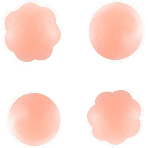 VEMAUGER Nipple Covers, Breast Lift Pasties for Women Reusable Adhesive Invisible Silicone Cover